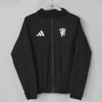 Manchester United 2026-27 All-Black Hoodie Windbreaker