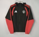 Manchester United 2026-27 Black-Red Hoodie Windbreaker