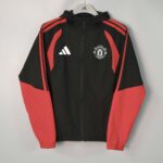 Manchester United 2026-27 Black-Red Hoodie Windbreaker