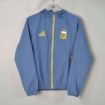 Argentina 2026 Grey-Blue Hoodie Windbreaker