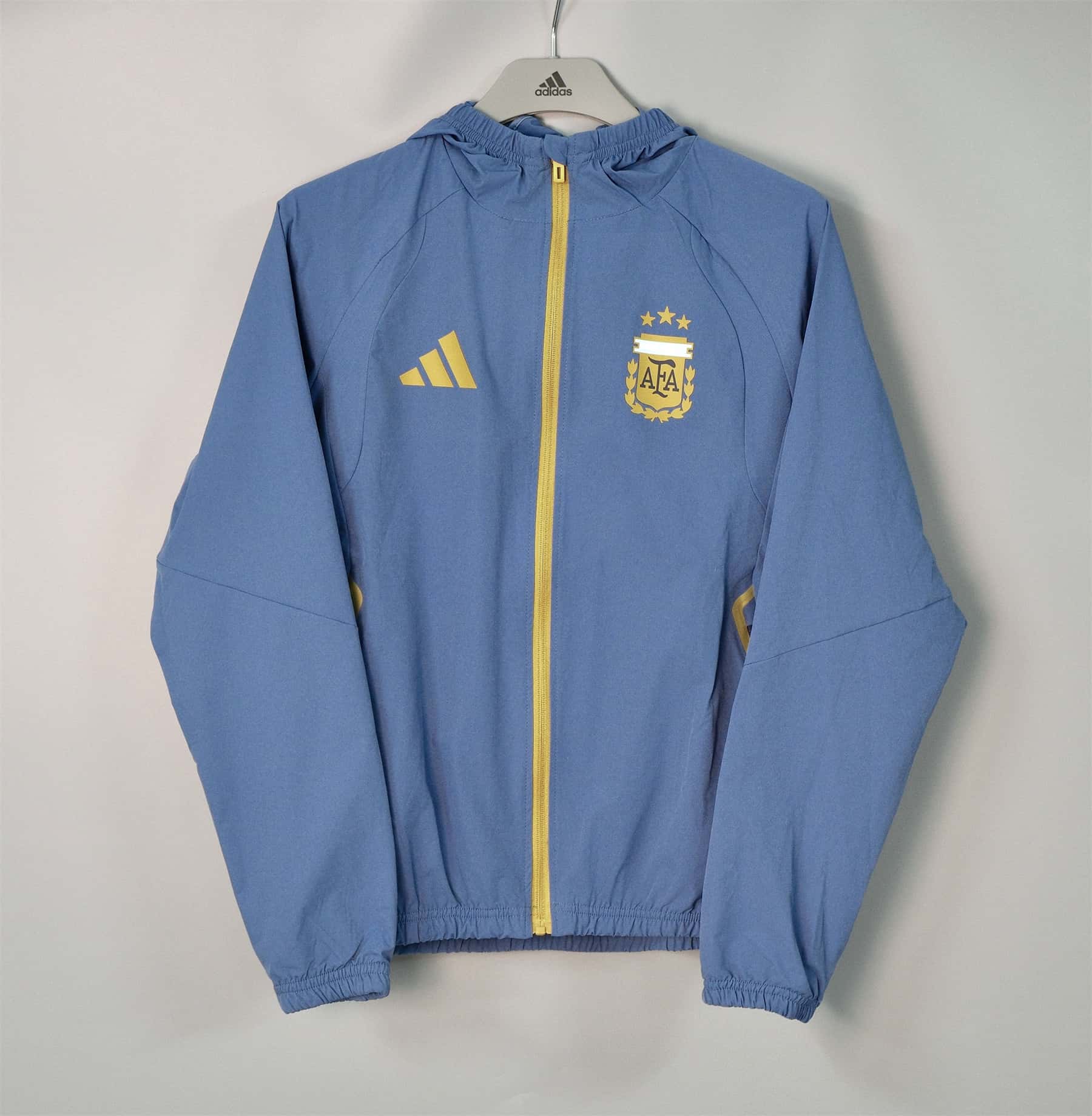 0001-18.jpg Argentina 2026 Grey-Blue Hoodie Windbreaker - Image 1