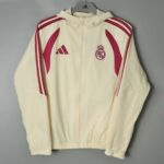 Real Madrid 2026-27 Beige Hoodie Windbreaker