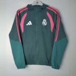 Real Madrid 2026-27 Dark Green Hoodie Windbreaker