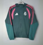 Real Madrid 2026-27 Dark Green Hoodie Windbreaker