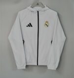 Real Madrid 2026-27 Light Grey Hoodie Windbreaker