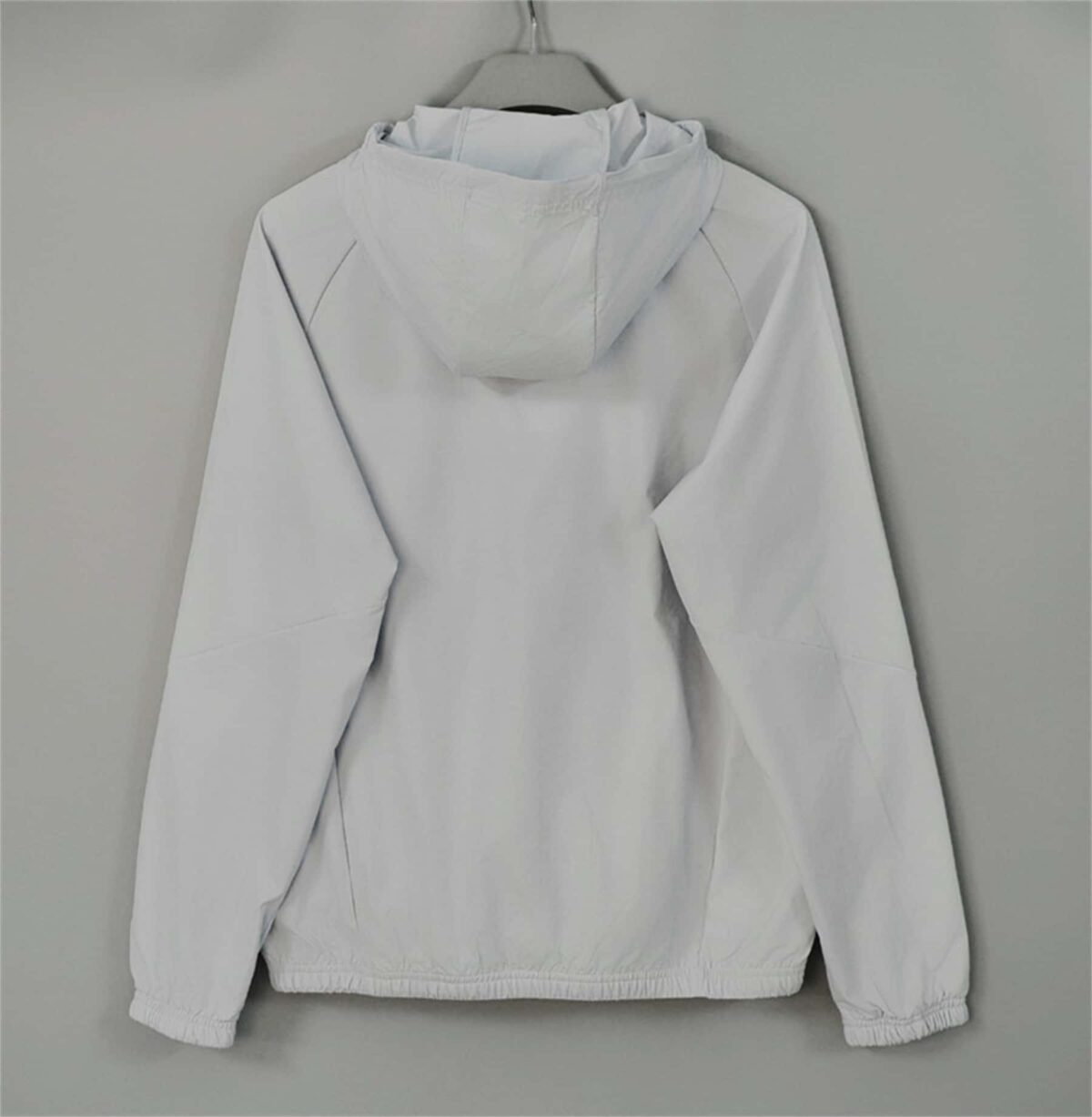 Real Madrid 2026-27 Light Grey Hoodie Windbreaker - Image 2