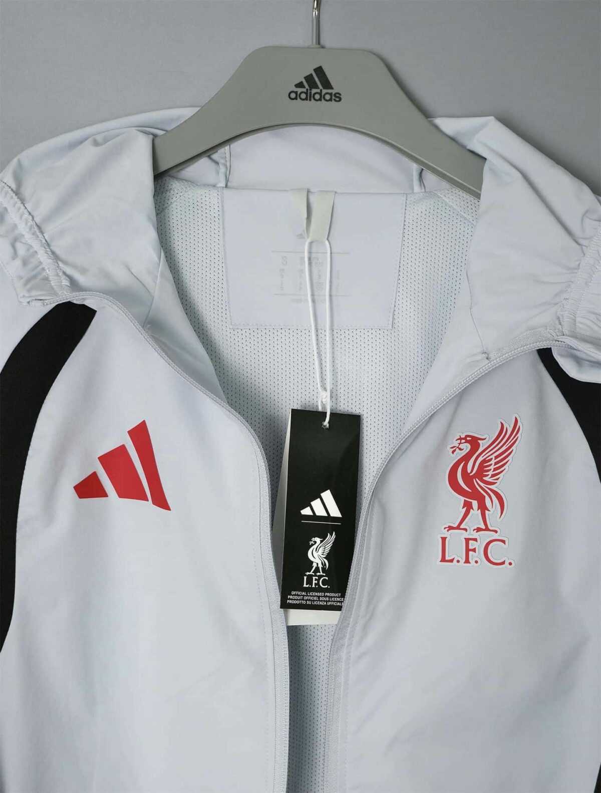 Liverpool 2026-27 Light Grey Hoodie Windbreaker - Image 3