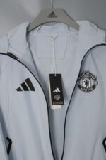 Manchester United 2026-27 Light Grey Hoodie Windbreaker - Image 3