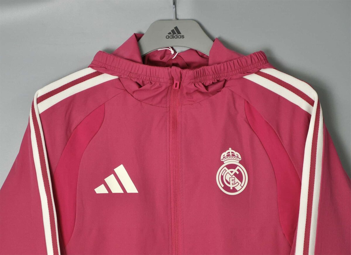 Real Madrid 2026-27 Pink Hoodie Windbreaker - Image 3