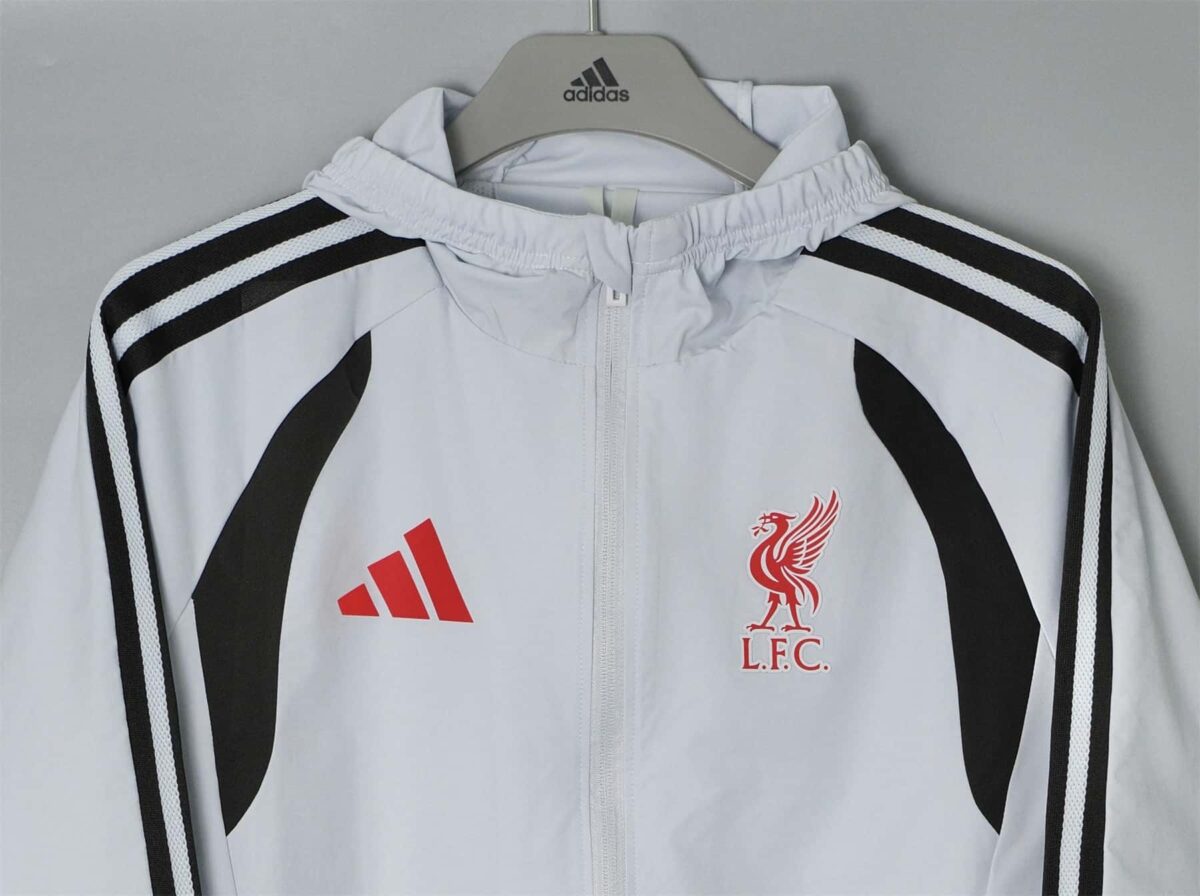 Liverpool 2026-27 Light Grey Hoodie Windbreaker - Image 4