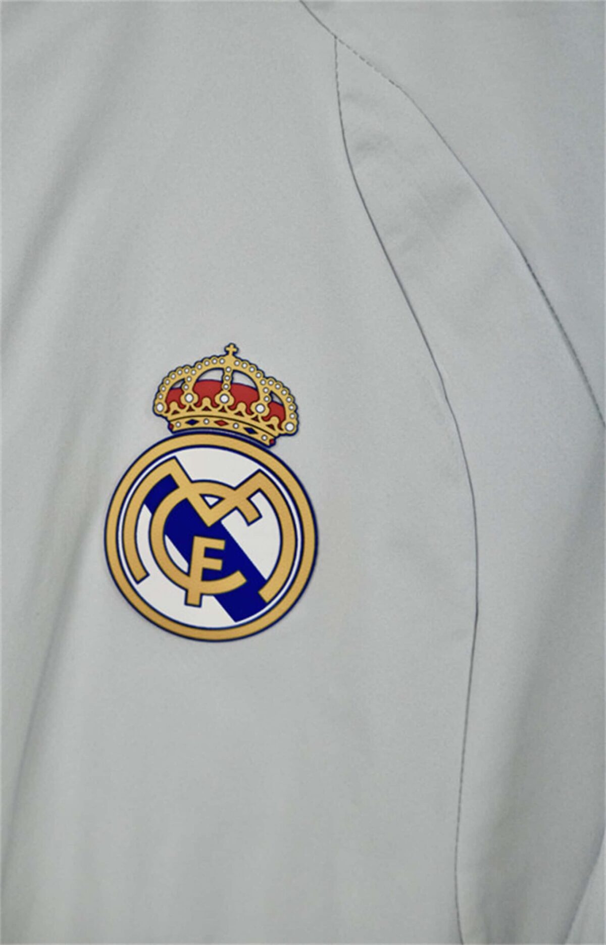 Real Madrid 2026-27 Light Grey Hoodie Windbreaker - Image 5