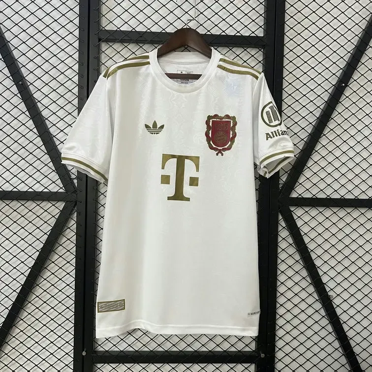 01-1.webp Bayern Munich 2025-26 125th White Anniversary Jersey - Image 1
