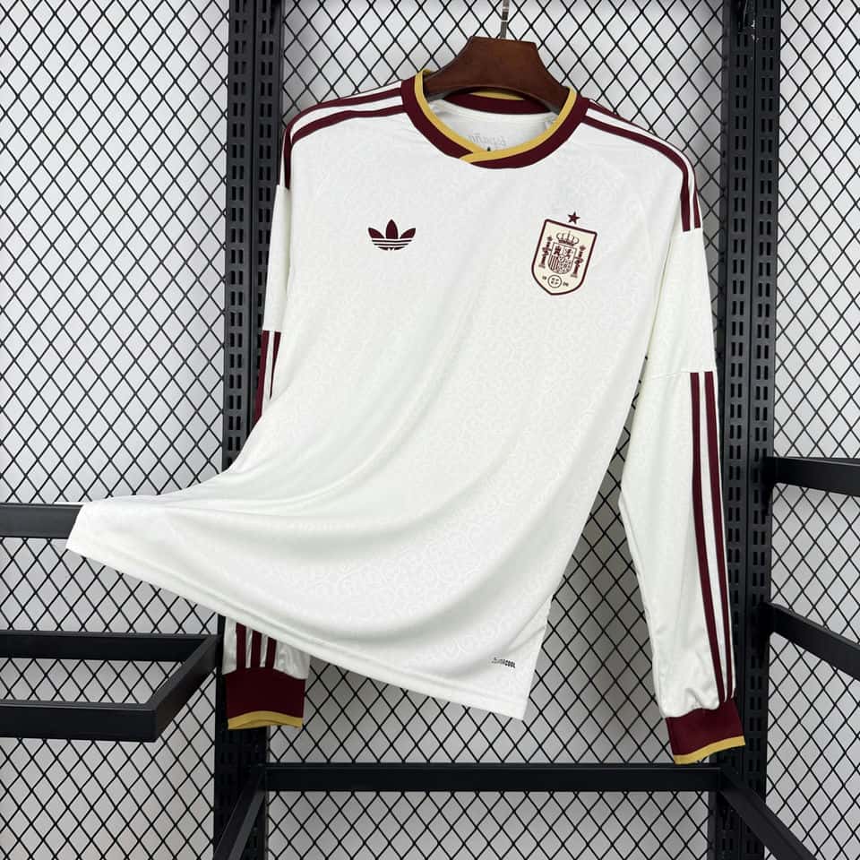 01-1316.jpg Spain 2026 FIFA World Cup Away Long Sleeve Jersey Fan Version - Image 1