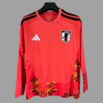Japan 2026 FIFA World Cup Orange Goalkeeper Long Sleeve Jersey