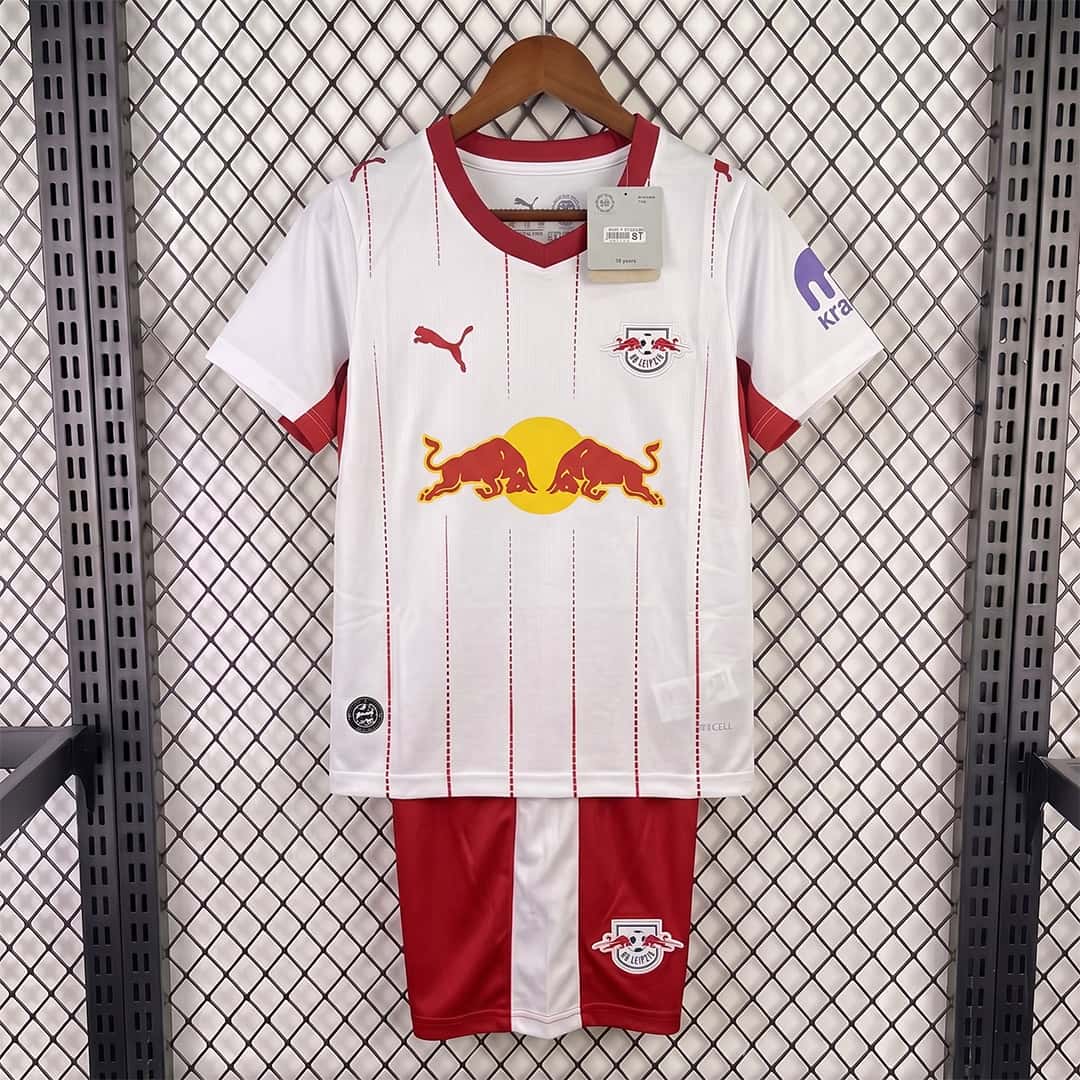 01-1645.jpg RB Leipzig 2026-27 Home Kids Kit - Image 1