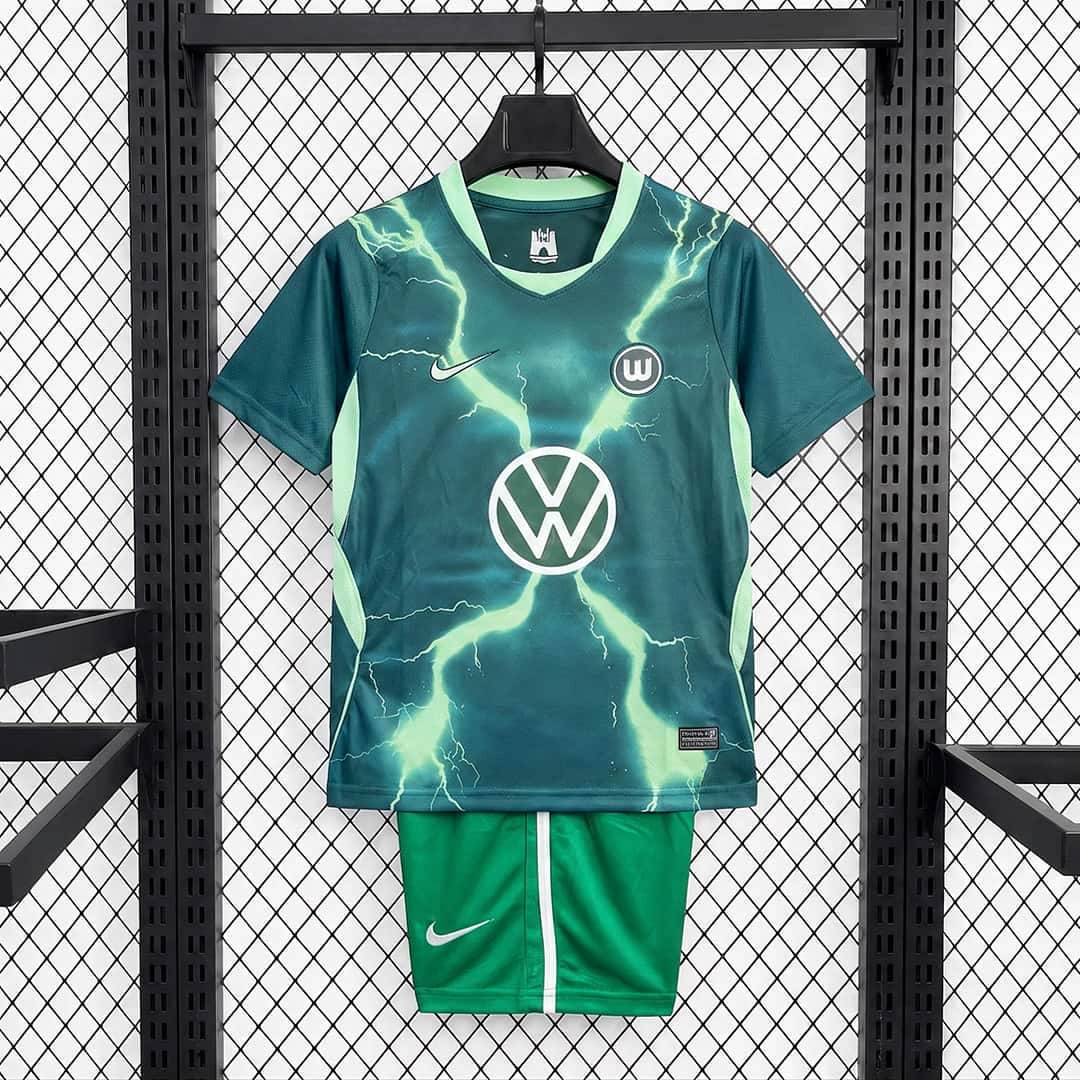 01-1653.jpg Wolfsburg 2026-27 Home Kids Kit - Image 1