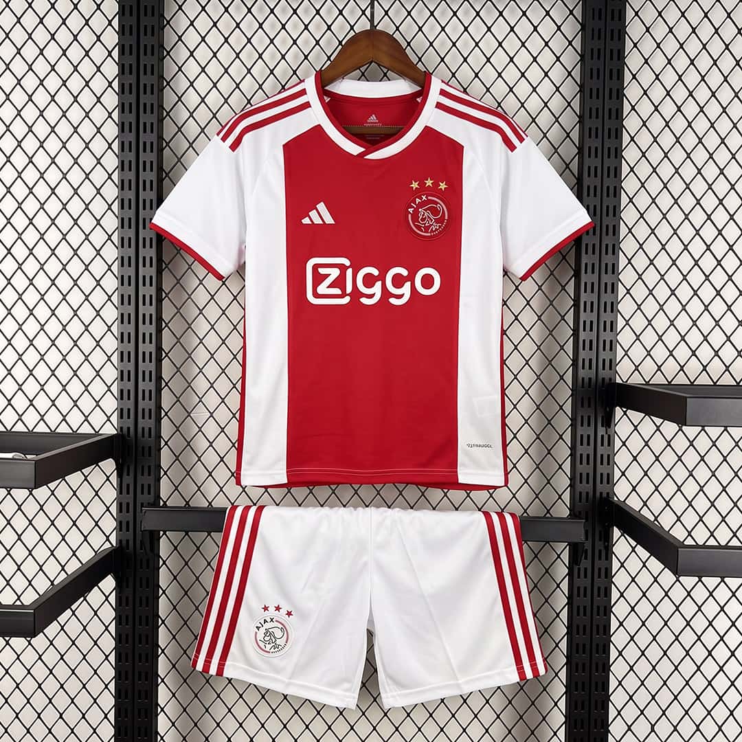 01-1664.jpg Ajax 2026-27 Home Kids Kit - Image 1