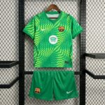Barcelona 2026-27 Green Goalkeeper Kids Kit
