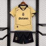 Sporting Lisbon 2026-27 Away Total 90 Gold Kids Kit