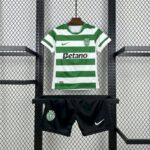Sporting Lisbon 2025-26 Home Kids Kit