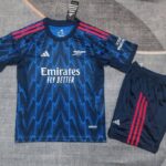 Arsenal 2025-26 Away Kids Kit