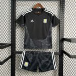 Aston Villa 2026-27 Black Goalkeeper Kids Kit