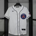 PSG 2025-26 White Baseball Jersey