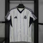 Real Madrid 2025-26 White Baseball Jersey