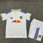 Leeds United 2025-26 Home Kids Kit