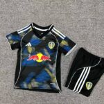 Leeds United 2025-26 Second Away Kids Kit