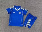 Leicester City 2025-26 Home Kids Kit