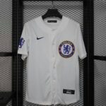 Chelsea 2025-26 White Baseball Jersey
