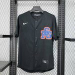 PSG 2025-26 Black Baseball Jersey