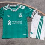 Liverpool 2025-26 Second Away Kids Kit