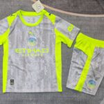 Manchester City 2025-26 Second Away Kids Kit