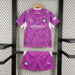 Manchester City 2026-27 Pink Goalkeeper Kids Kit