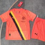 Manchester City x Kidsuper 2025-26 Orange City Kids Kit