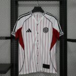 River Plate 2025-26 White Baseball Jersey
