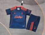 Nottingham Forest 2025-26 Second Away Kids Kit