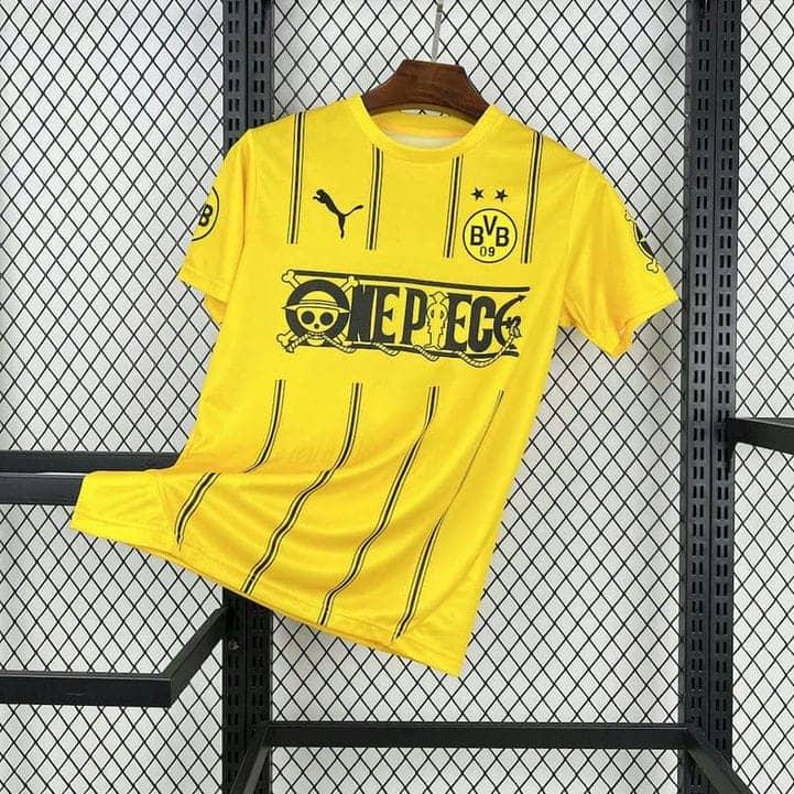 01-201.jpg Borussia Dortmund 2025-26 ONE PIECE Collaboration Edition Jersey - Image 1