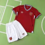 West Ham United 2025-26 Home Kids Kit