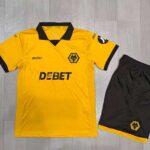 Wolverhampton Wanderers 2025-26 Home Kids Kit