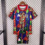 England x Palace 2026 Skateboards Crimson Red St. George Stained-Glass Kids Kit