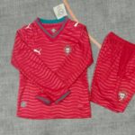 Portugal 2026 FIFA World Cup Home Long Sleeve Kids Kit