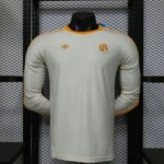 Bayern Munich 2026-27 Retro Lifestyle Cream Long Sleeve Jersey Player Version