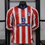 Atletico Madrid 2026-27 Home Long Sleeve Jersey Player Version