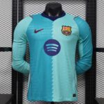 Barcelona 2026-27 Second Away Long Sleeve Jersey Player Version