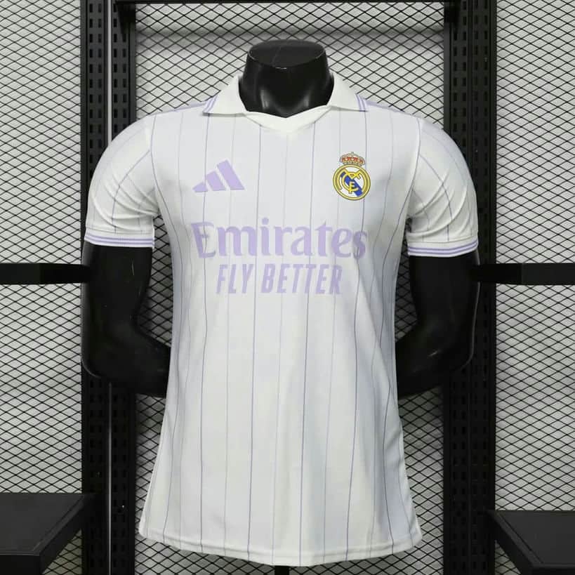01-2341.jpg Real Madrid 2026-27 Retro Lifestyle White Jersey Player Version - Image 1