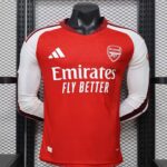 Arsenal 2026-27 Home Long Sleeve Jersey Player Version