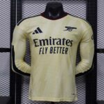 Arsenal 2026-27 Second Away Long Sleeve Jersey Player Version